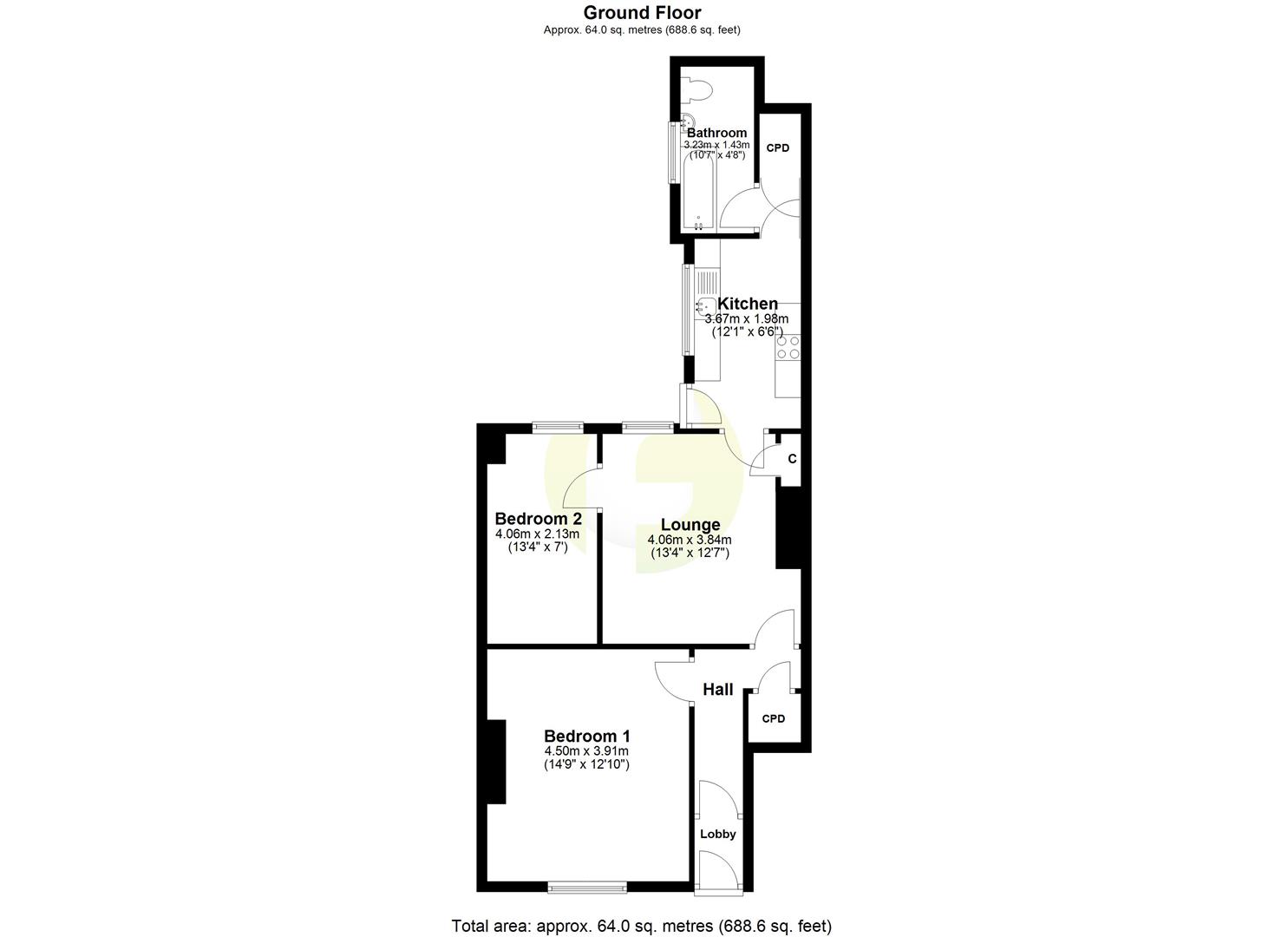 Floorplan.Chirton West View, North Shields